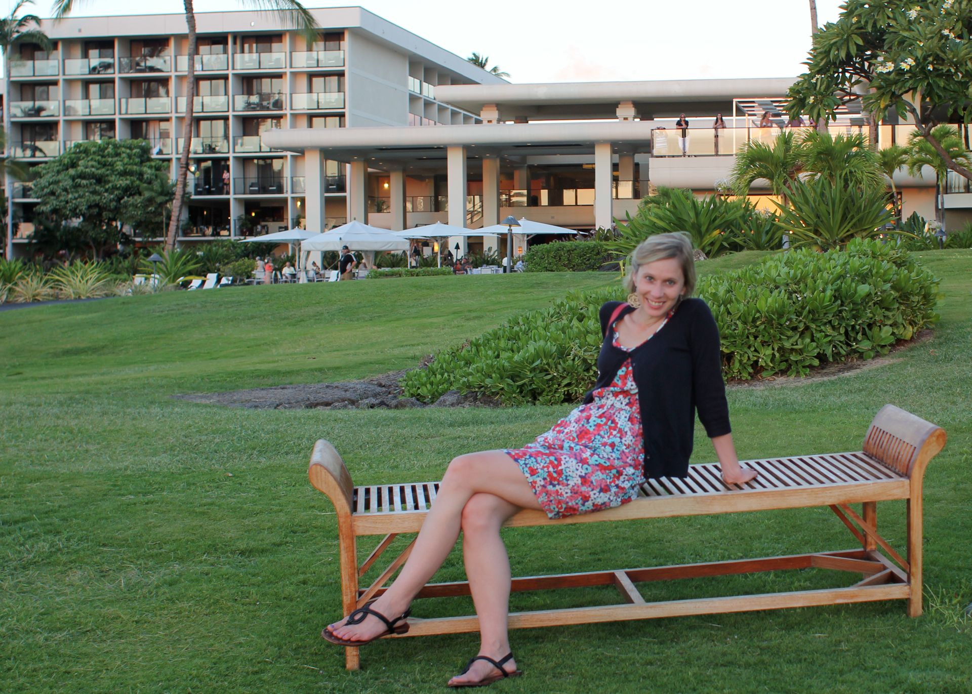 Lesley Enjoys a Sunset