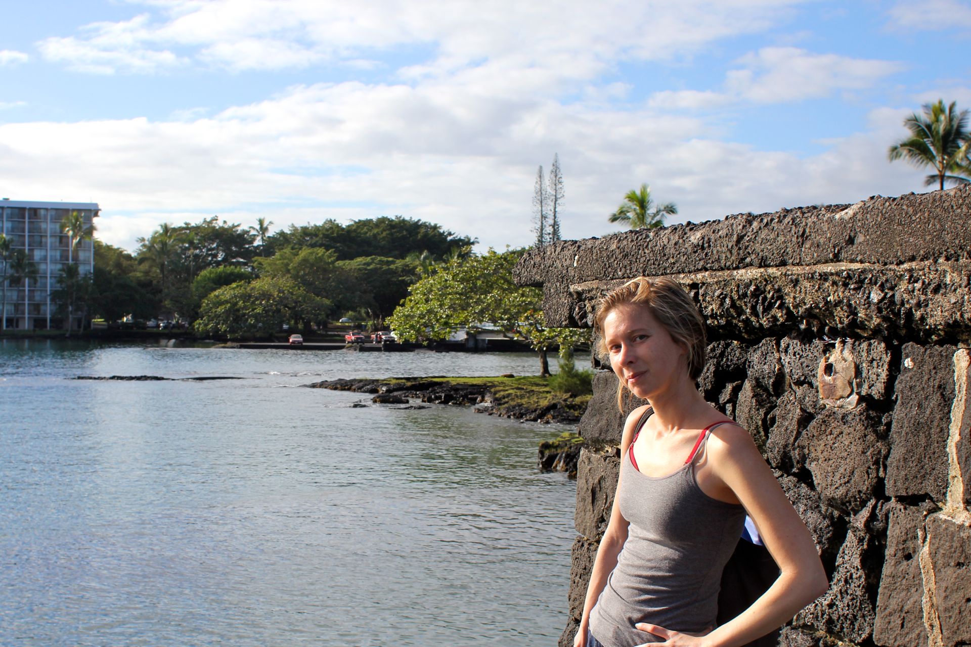 Lesley in Hilo