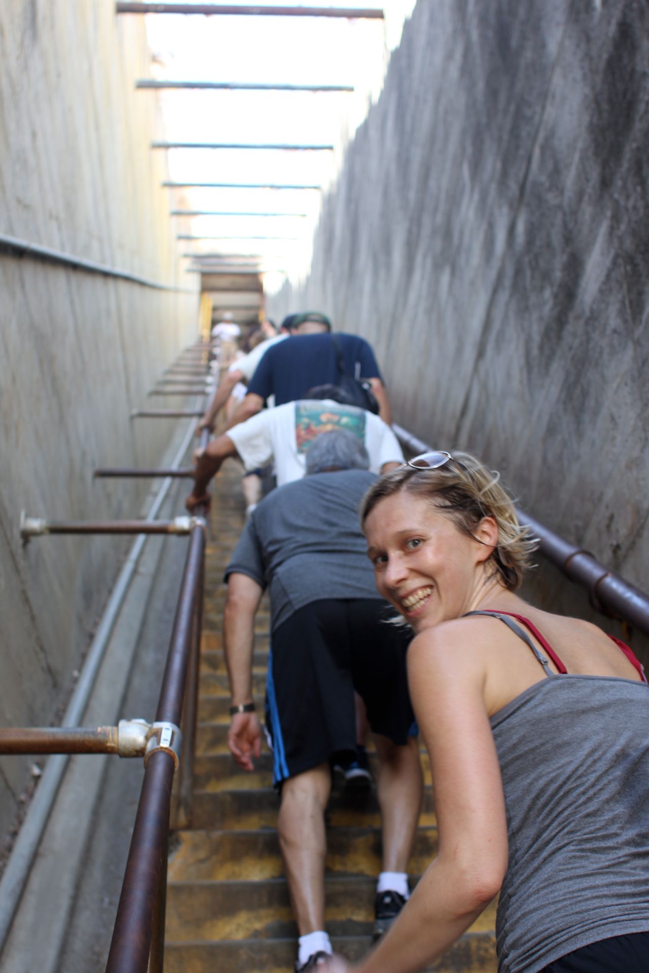 Lesley Loves Stairs!